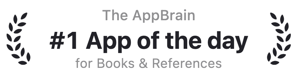 #1 App of the day for Books & References