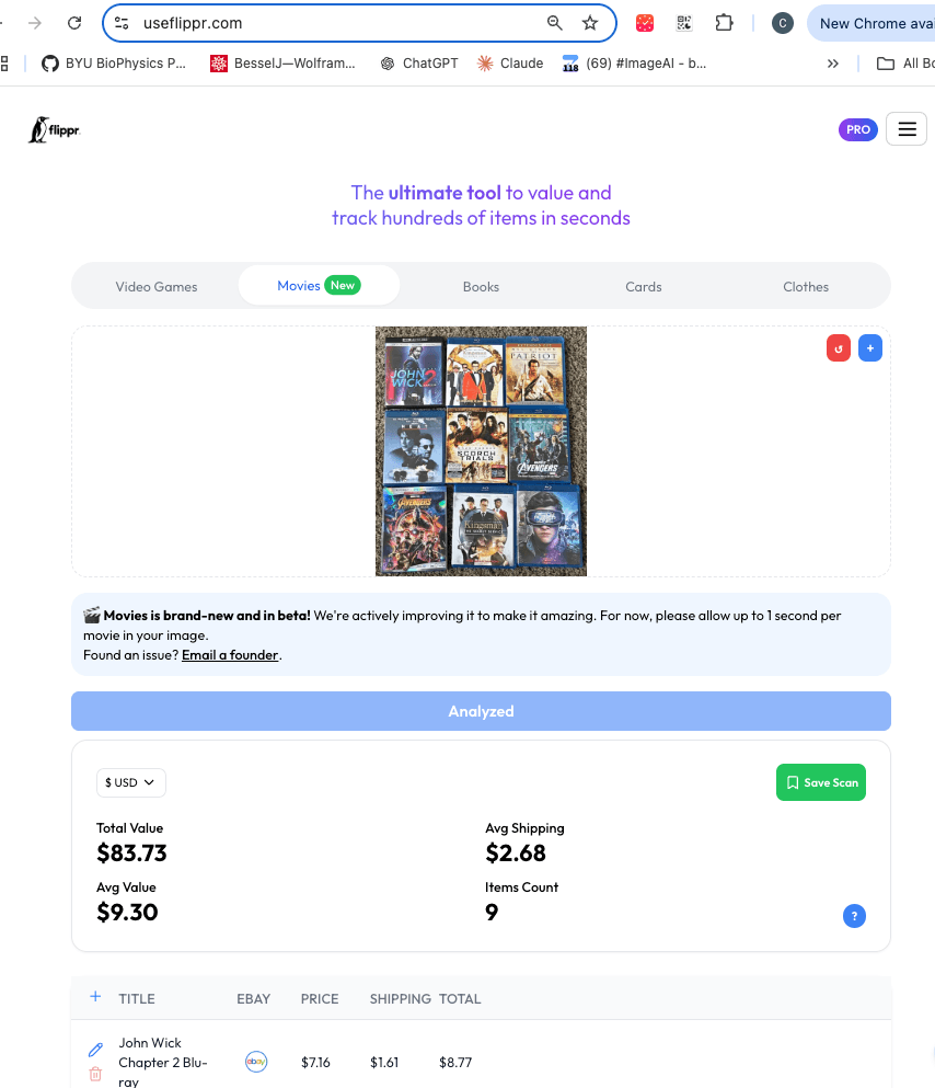 Using AI for DVD valuation